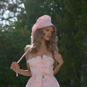 Selkie Baby Soft Pink Blossom Bonnet